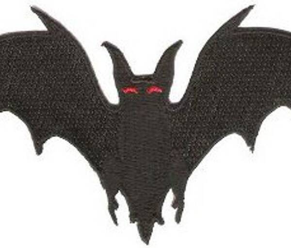 Vampire Bat Black12cm x 6cm
