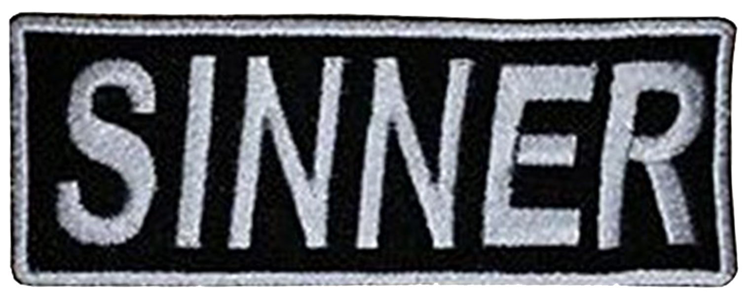 Pervert Sinner White Border9cm
