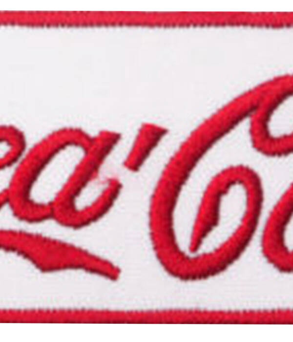 Coca-Cola White 12cm x 4cm