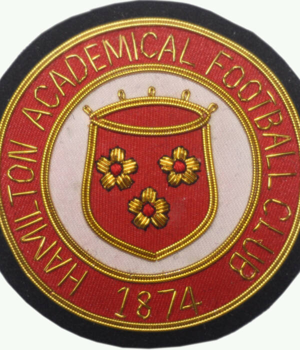 Topps Match Attax Spl Hamilton Academical Team Badge-Silver Foil