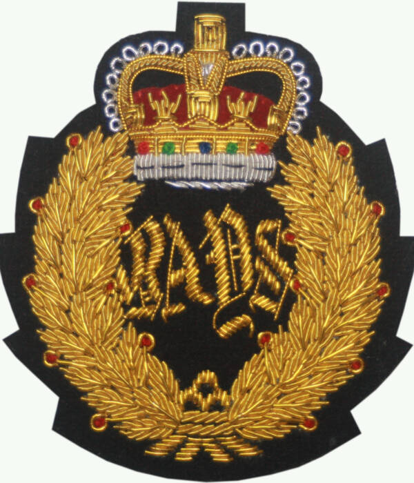 The Queens Bays Regiment QC Classic Cap Badge9cm